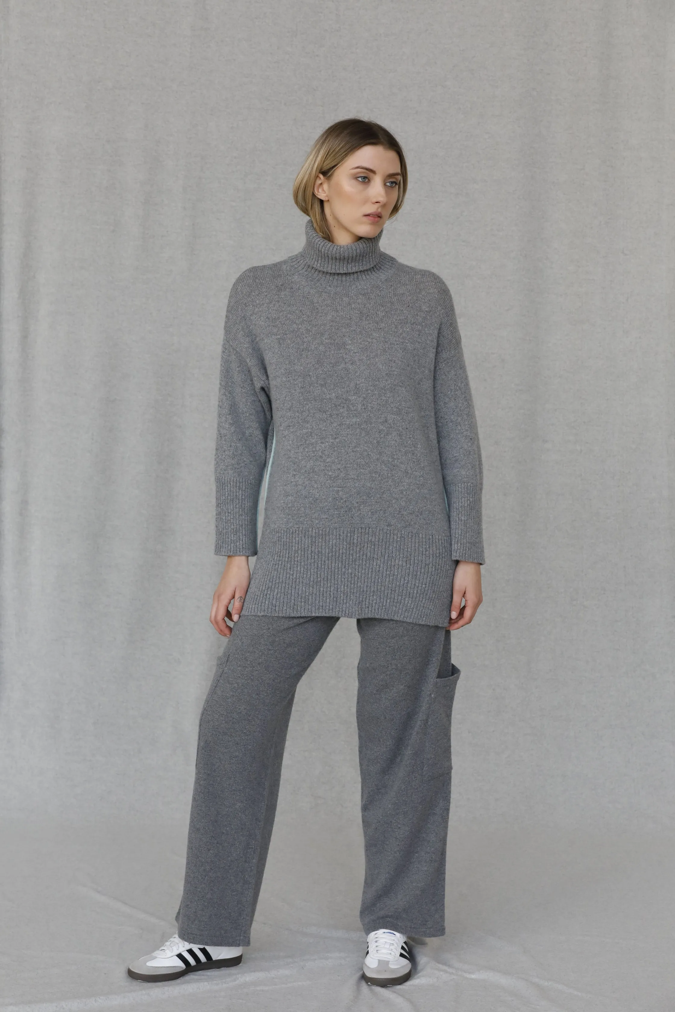 Angela Knitted Wool Trousers