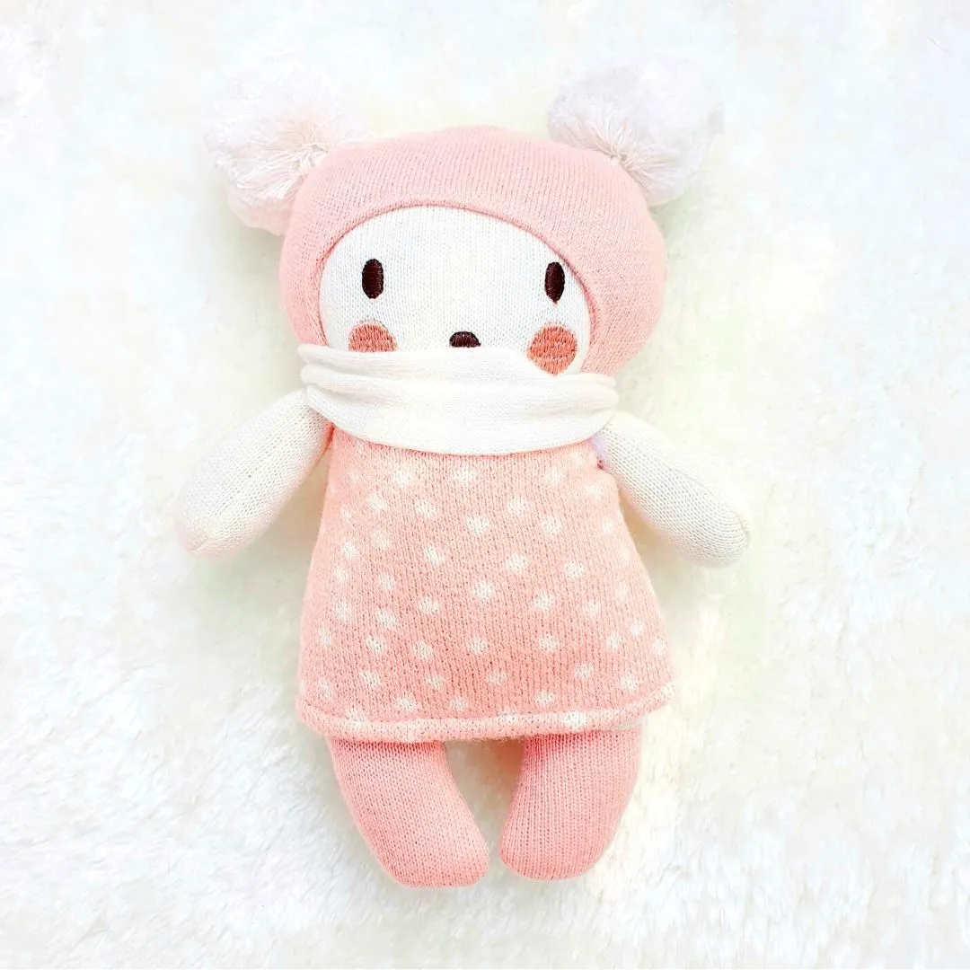 Baby Bella Knitted Doll Soft Toy in Gift Box