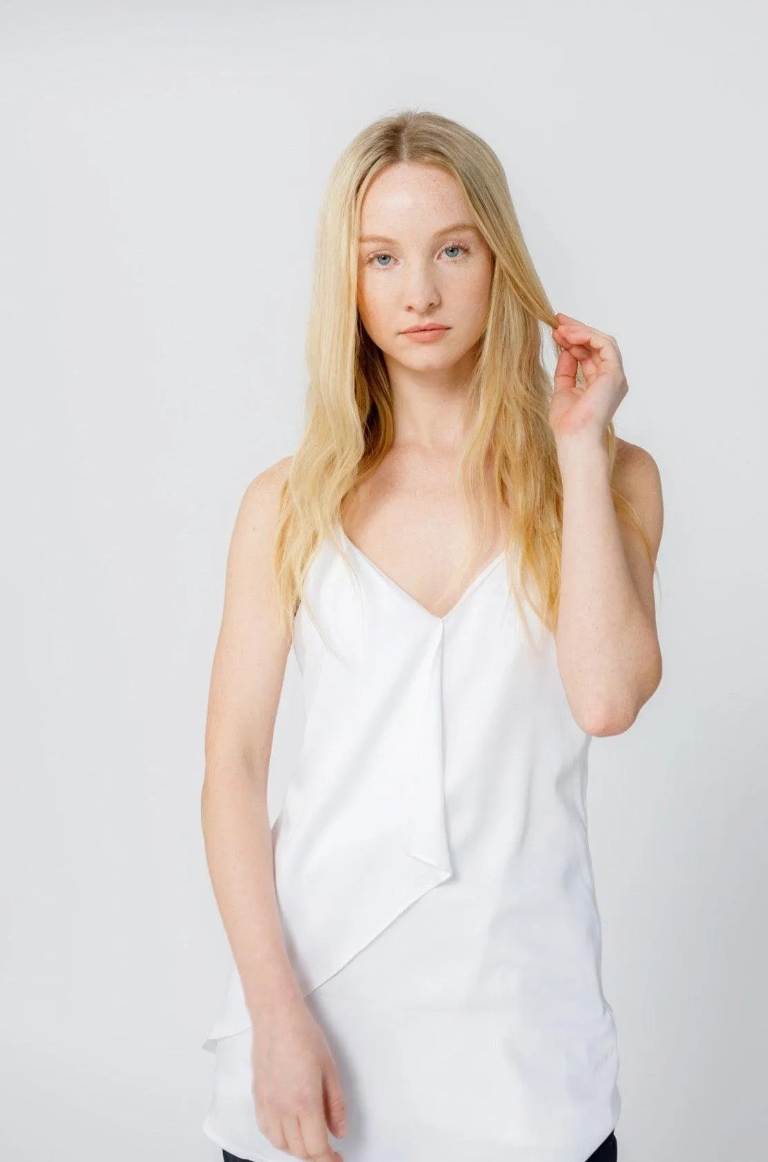 Bamboo Viscose Layered Cami Pajama Top