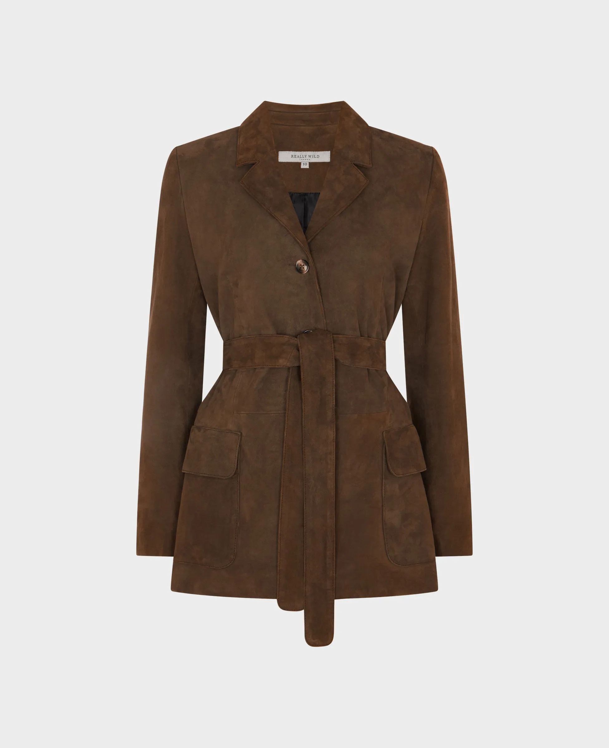 Clifford Suede Belted Jacket