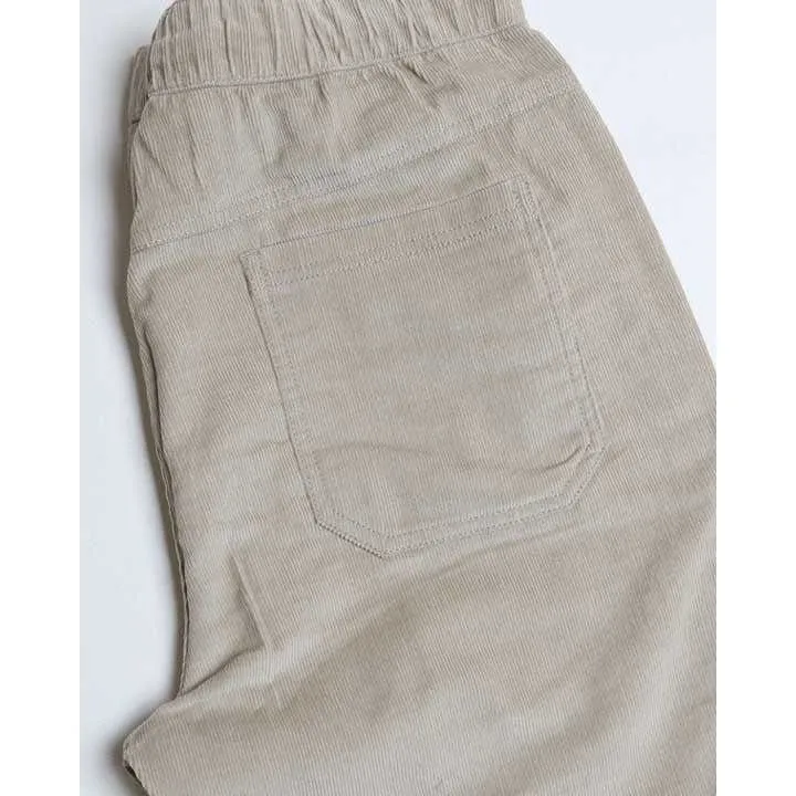 Corduroy Drawstring Shorts