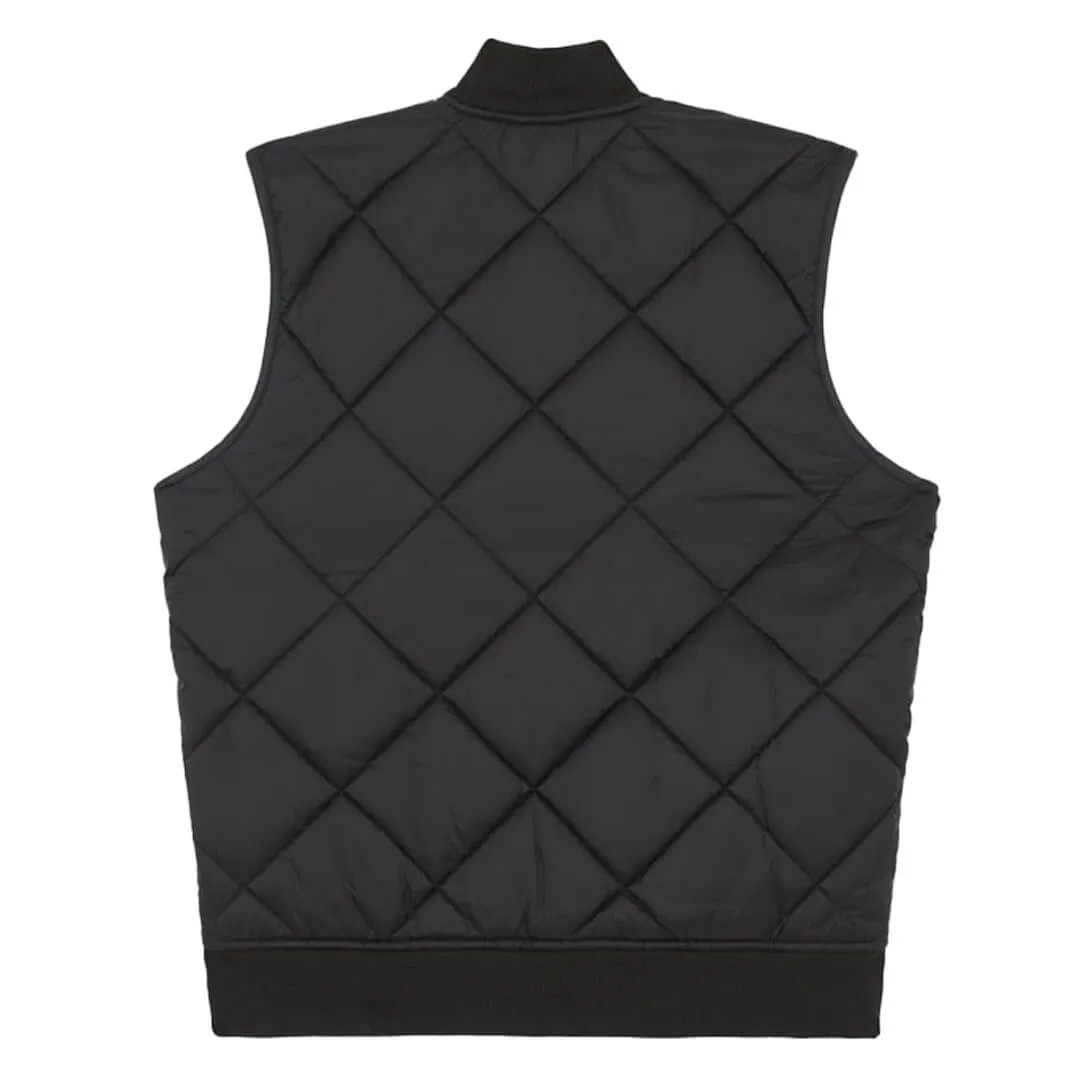 Diamond Quilted Waistcoat- Black by Dickies