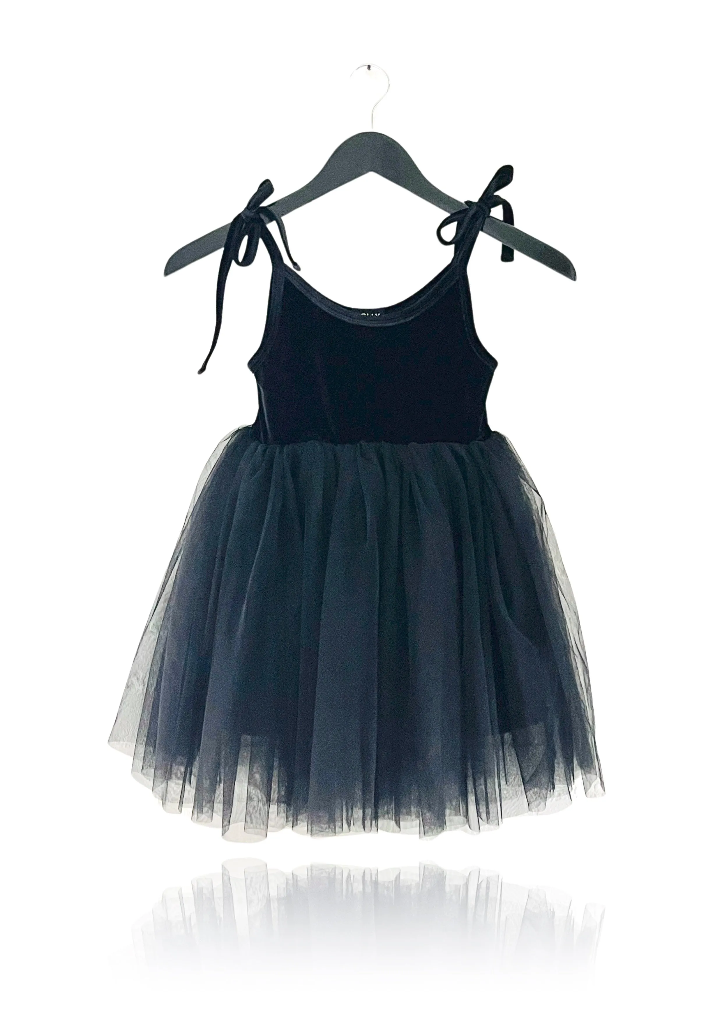 DOLLY UNIVERSE VELVET COSMIC STRINGS TUTU DRESS black