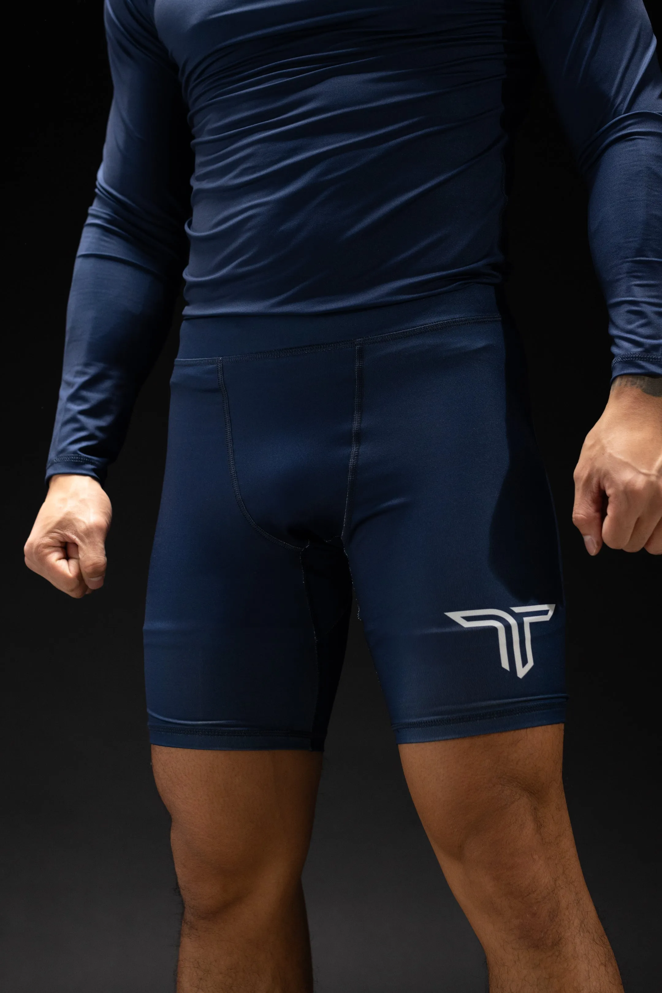 Essential Compression Shorts - Navy