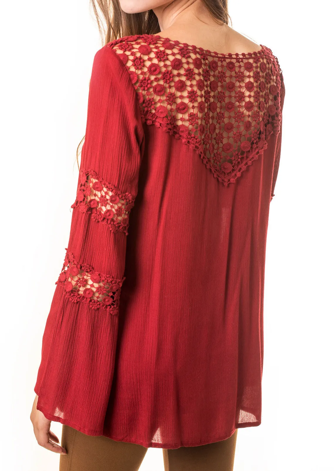 Give em' Bell Bohemian Tunic Blouse