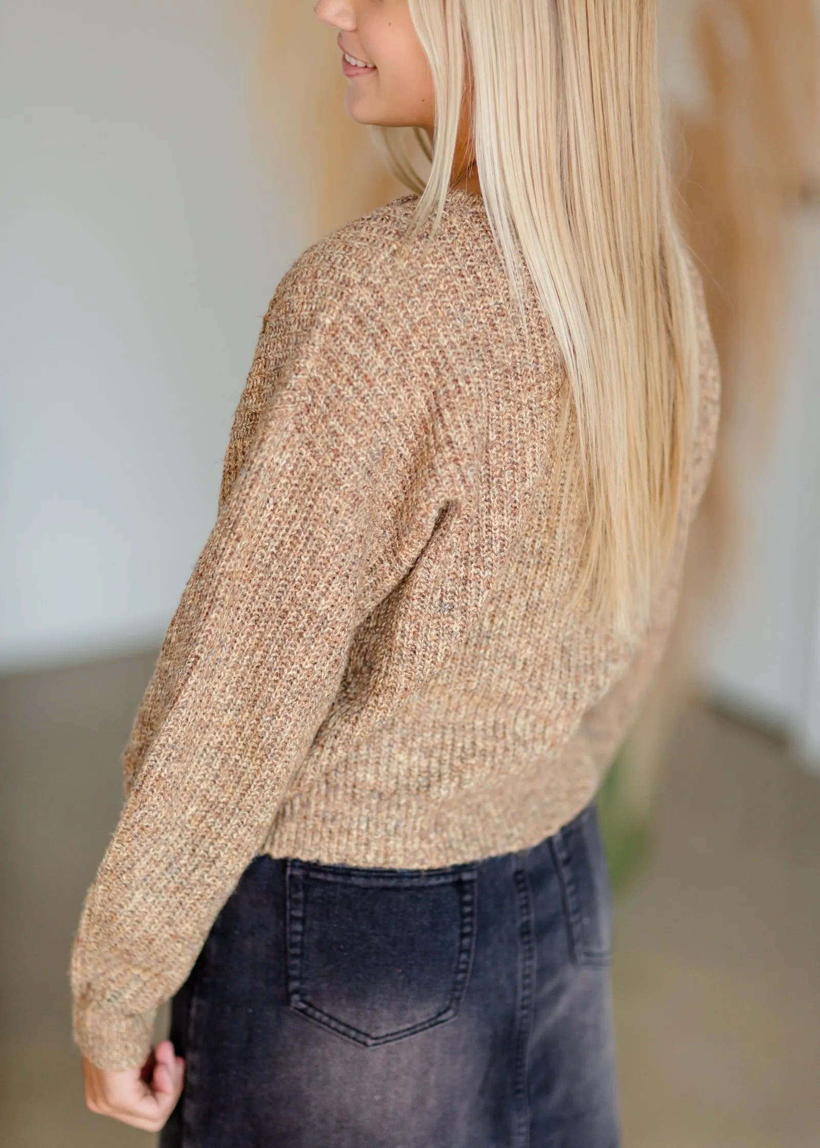 Honey Button Knit Sweater