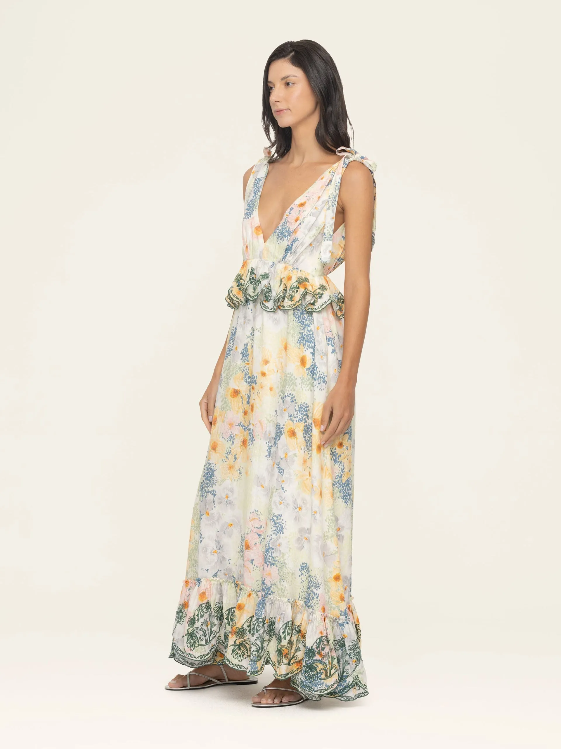 Infinito Florecer maxi dress