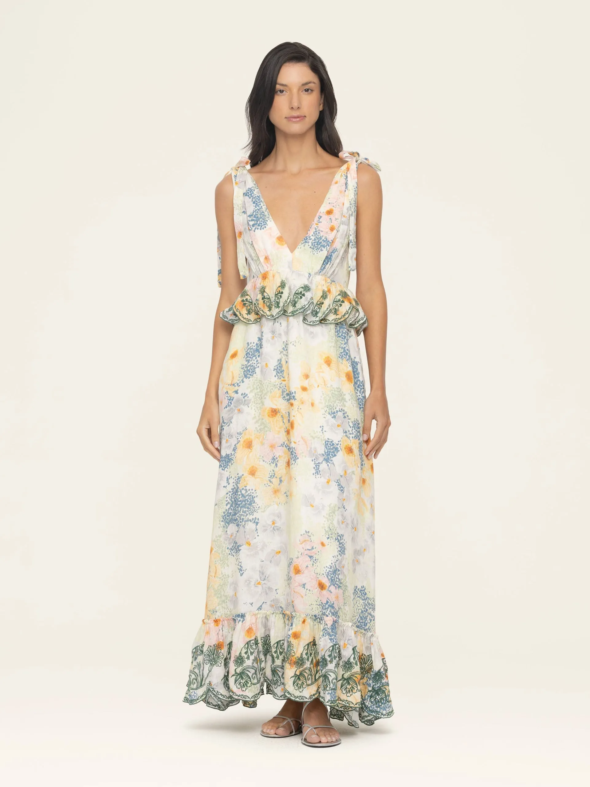 Infinito Florecer maxi dress