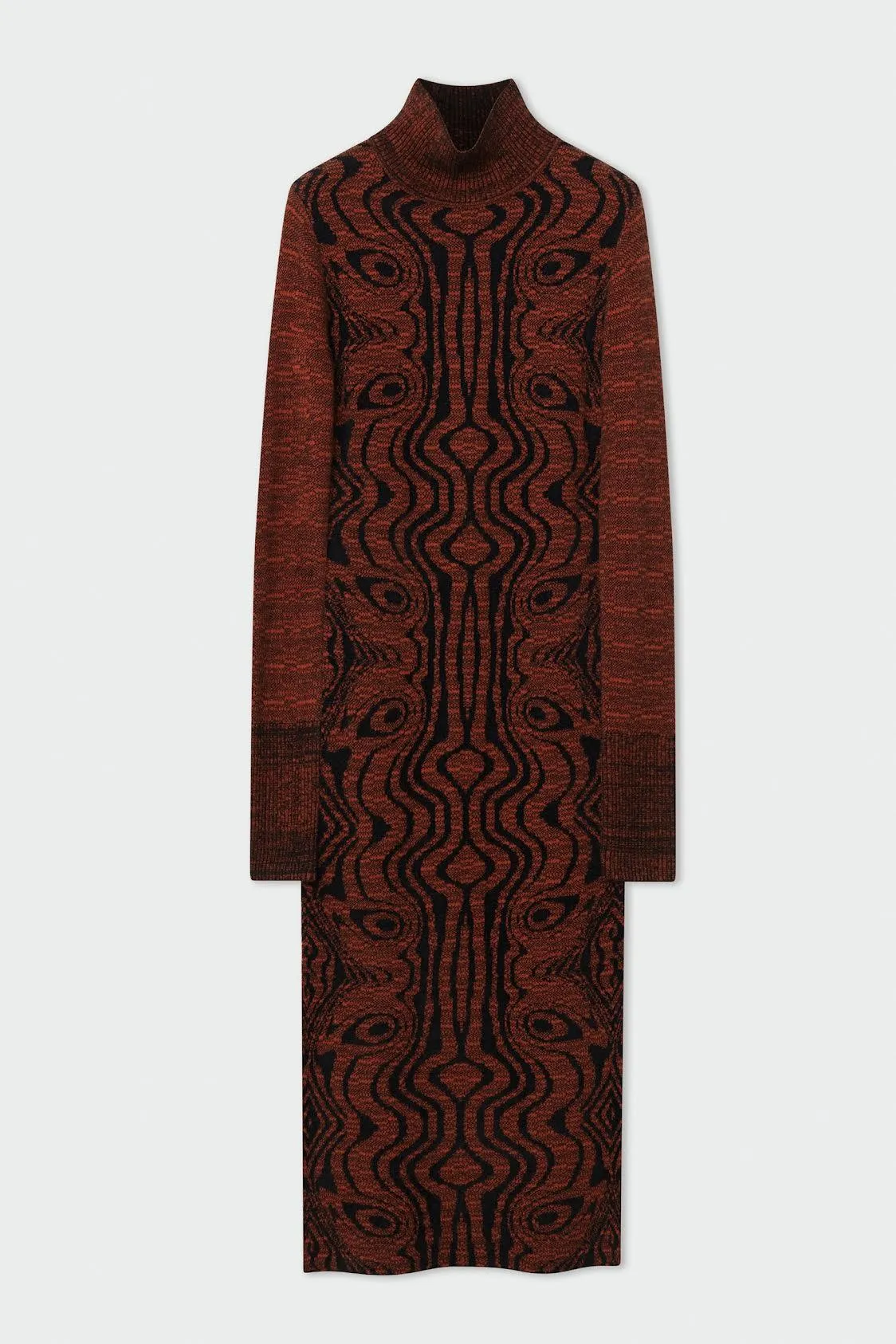 Jace Tiger Jacquard Midi-Dress