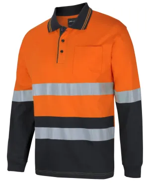 JB's Hi Vis (D N) L/S Cotton Polo (6DCPL)