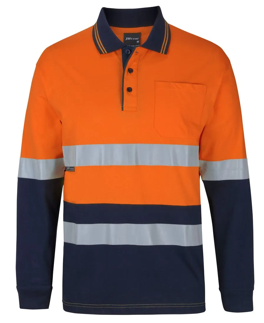 JB's Hi Vis (D N) L/S Cotton Polo (6DCPL)