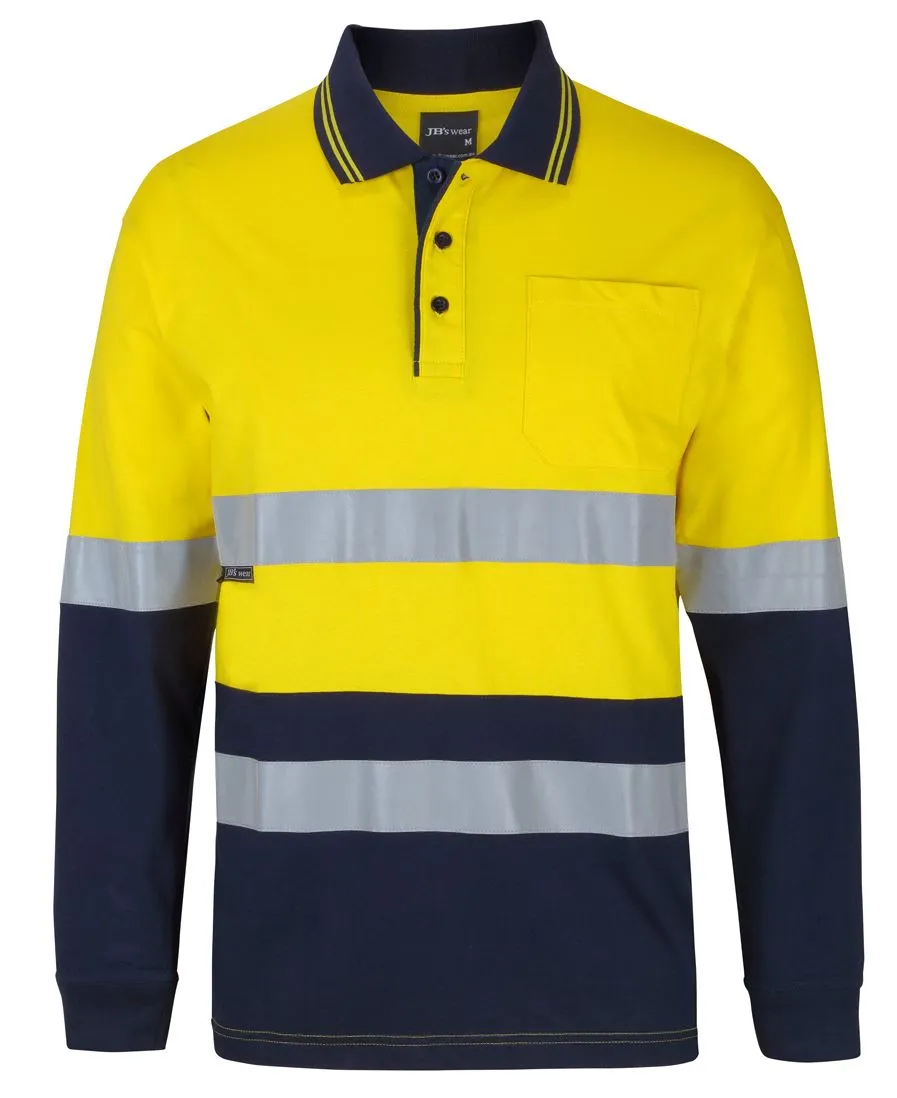 JB's Hi Vis (D N) L/S Cotton Polo (6DCPL)