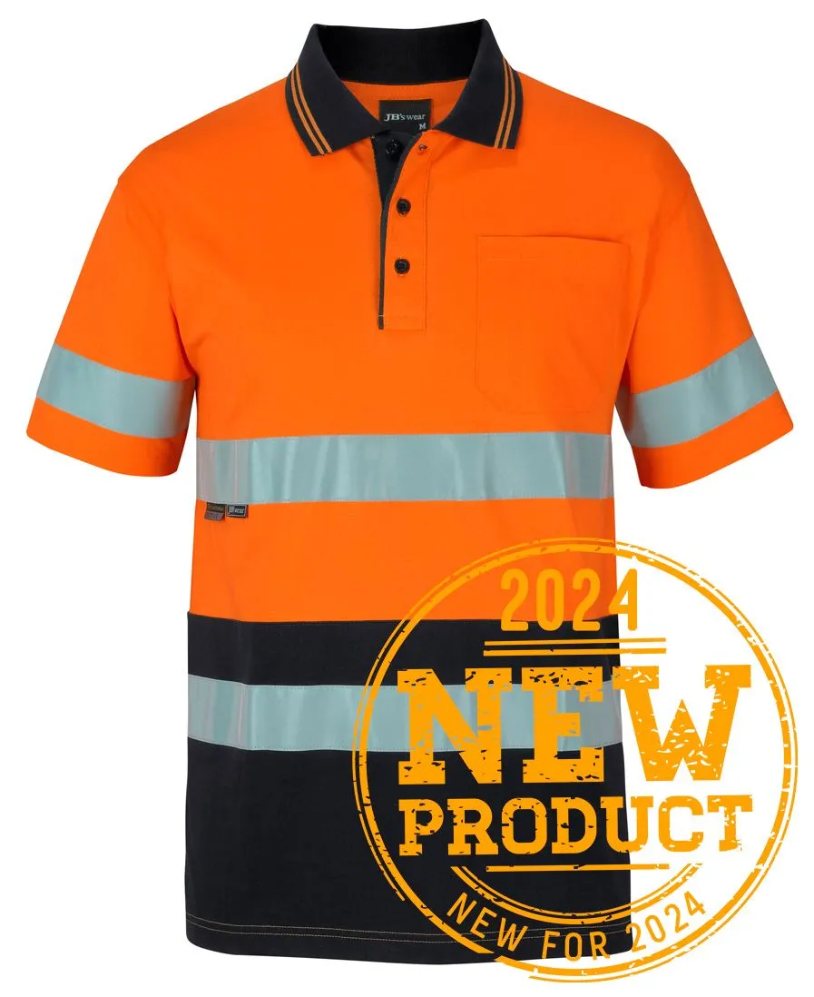 JB's Hi Vis (D N) S/S Cotton Polo (6DCPS)