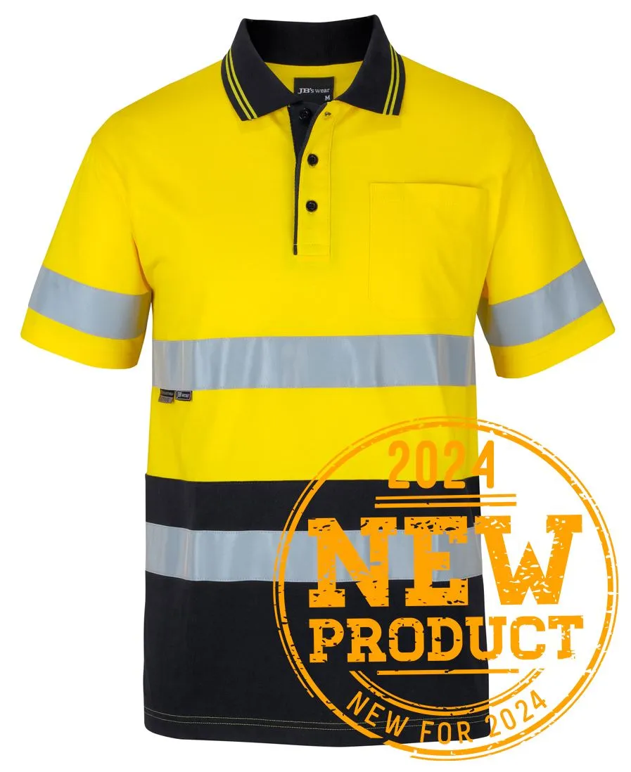 JB's Hi Vis (D N) S/S Cotton Polo (6DCPS)