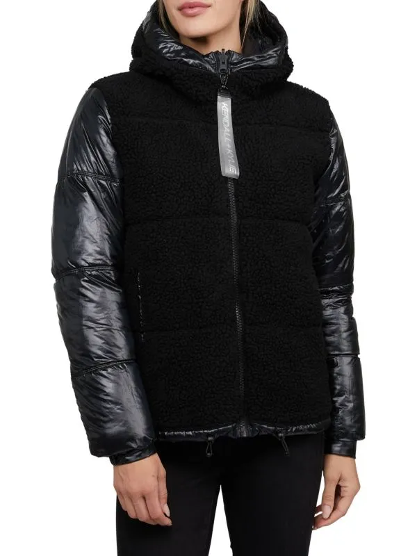 Kendall   Kylie
 Coolidge, Reversible, Faux, Shearling, Puffer, Jacket