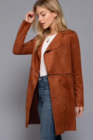 Lena Faux Suede Jacket