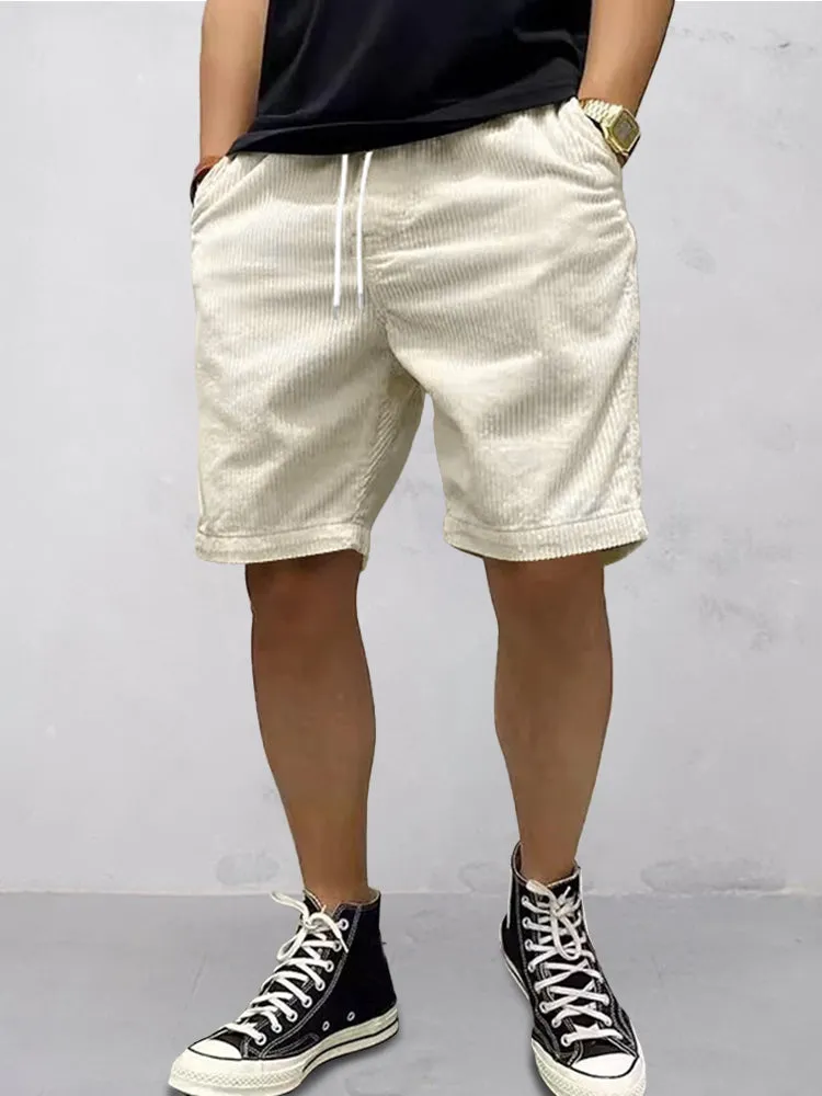 Lightweight Summer Corduroy Shorts