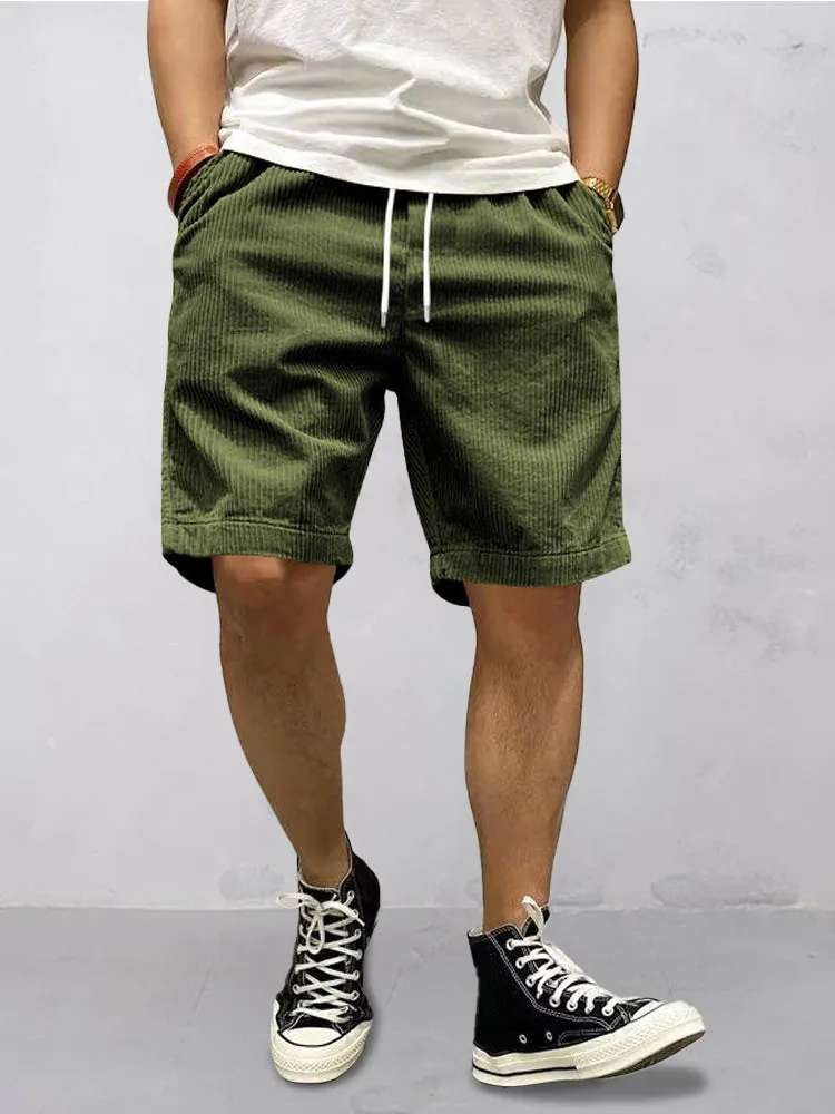 Lightweight Summer Corduroy Shorts