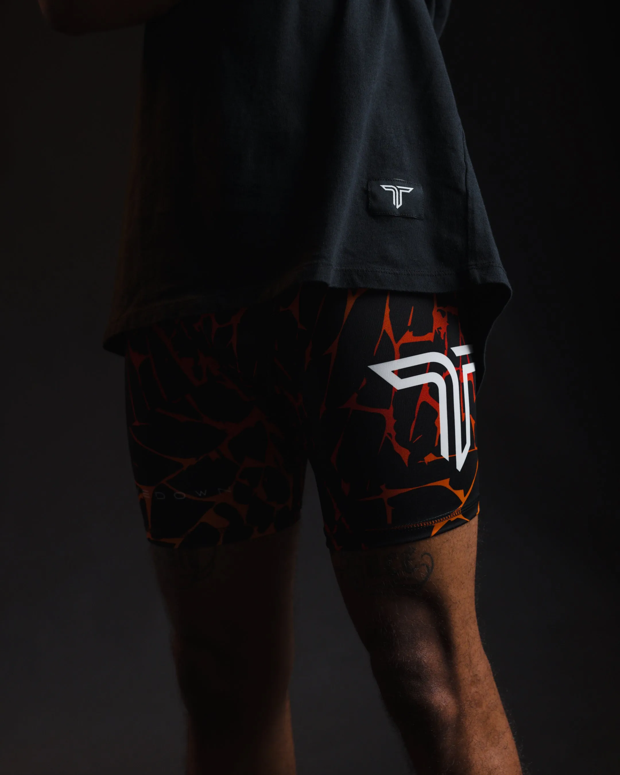 Magma Compression Shorts - Lava