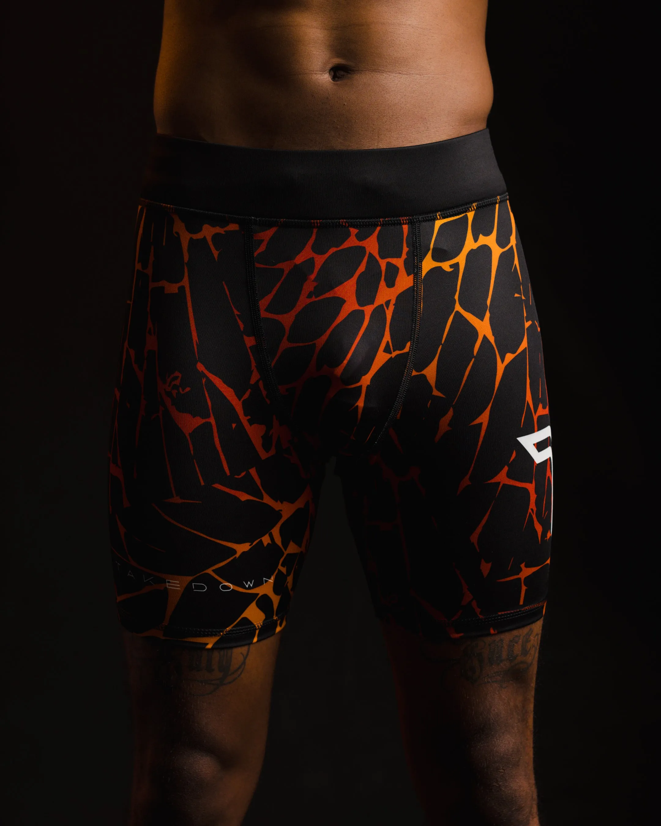 Magma Compression Shorts - Lava