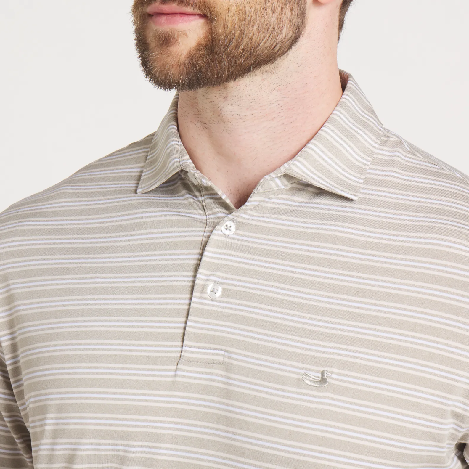 Maybourne Featherlight Stripe Polo