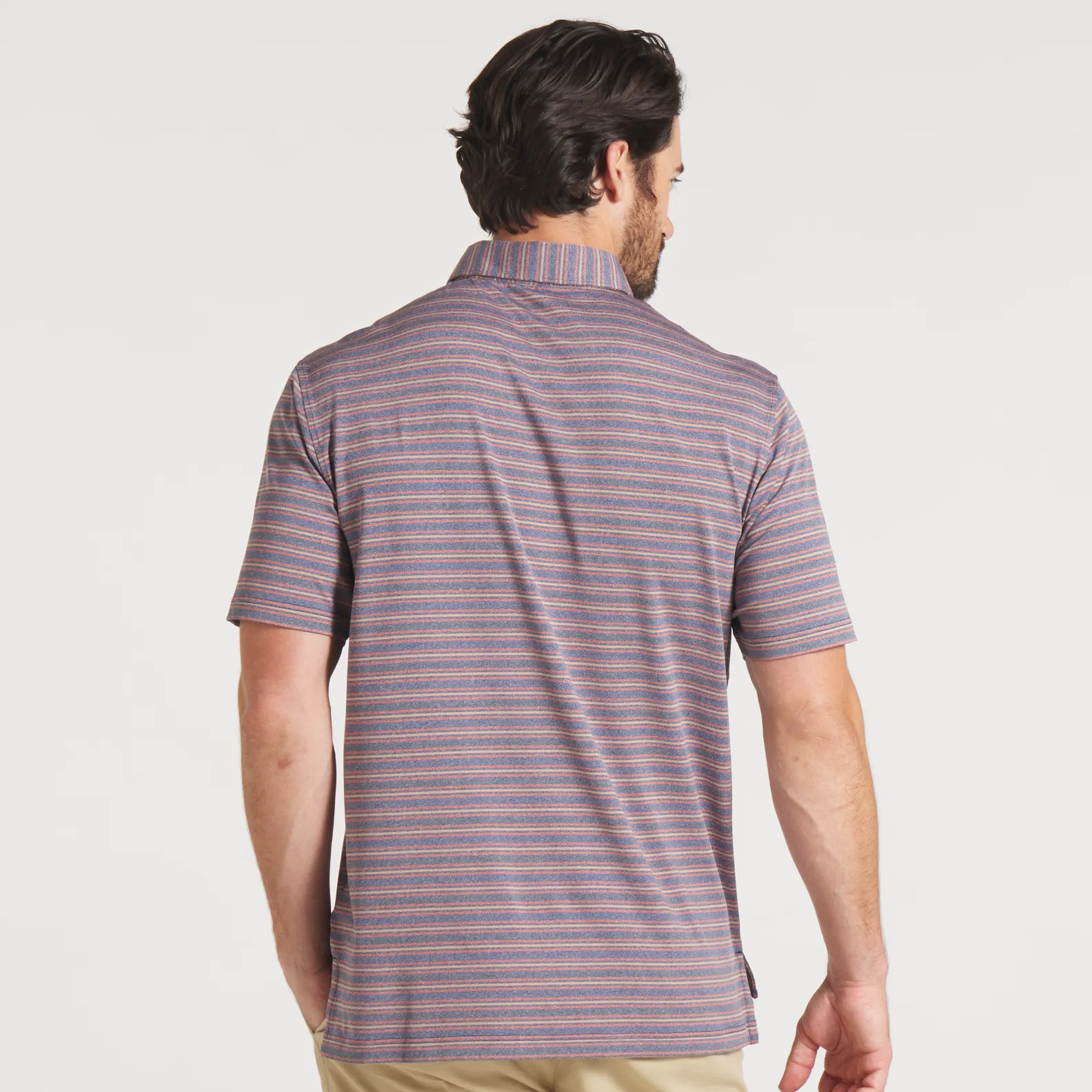 Maybourne Featherlight Stripe Polo