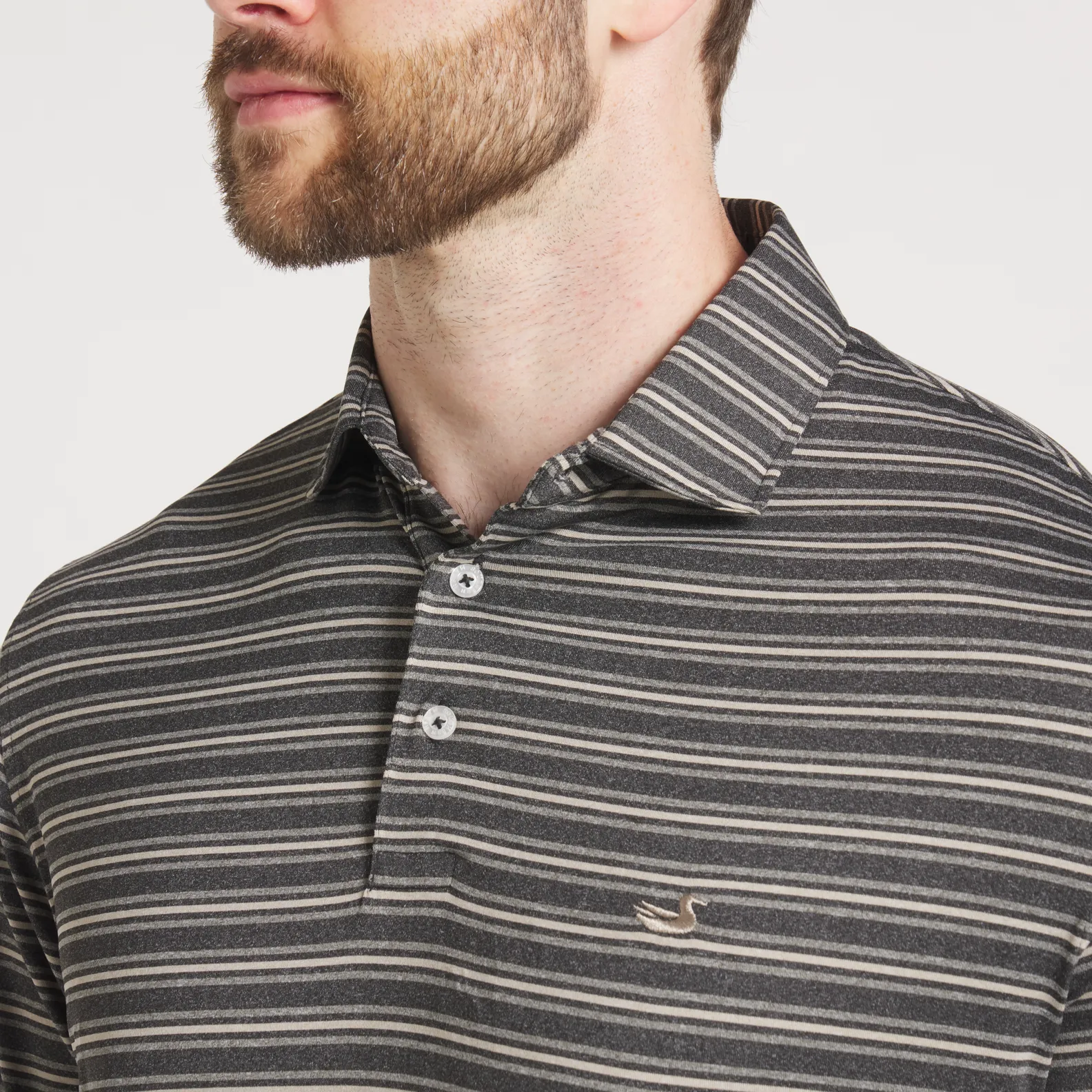 Maybourne Featherlight Stripe Polo