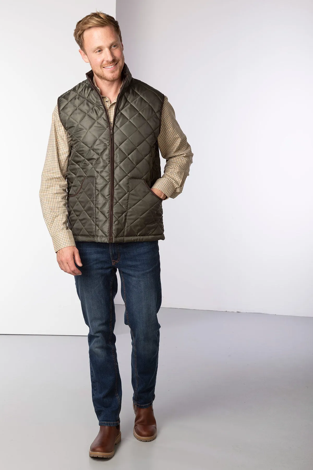 Men's Quilted Waistcoat