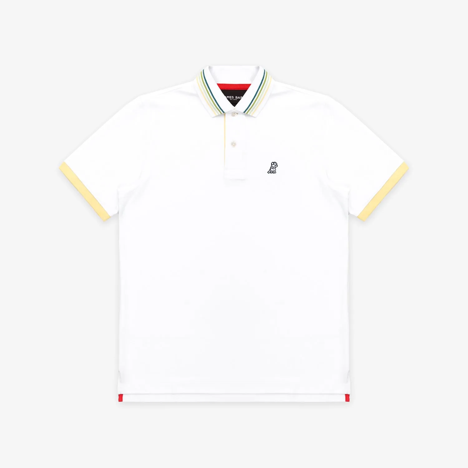 Men's Striped Details Polo Shirt