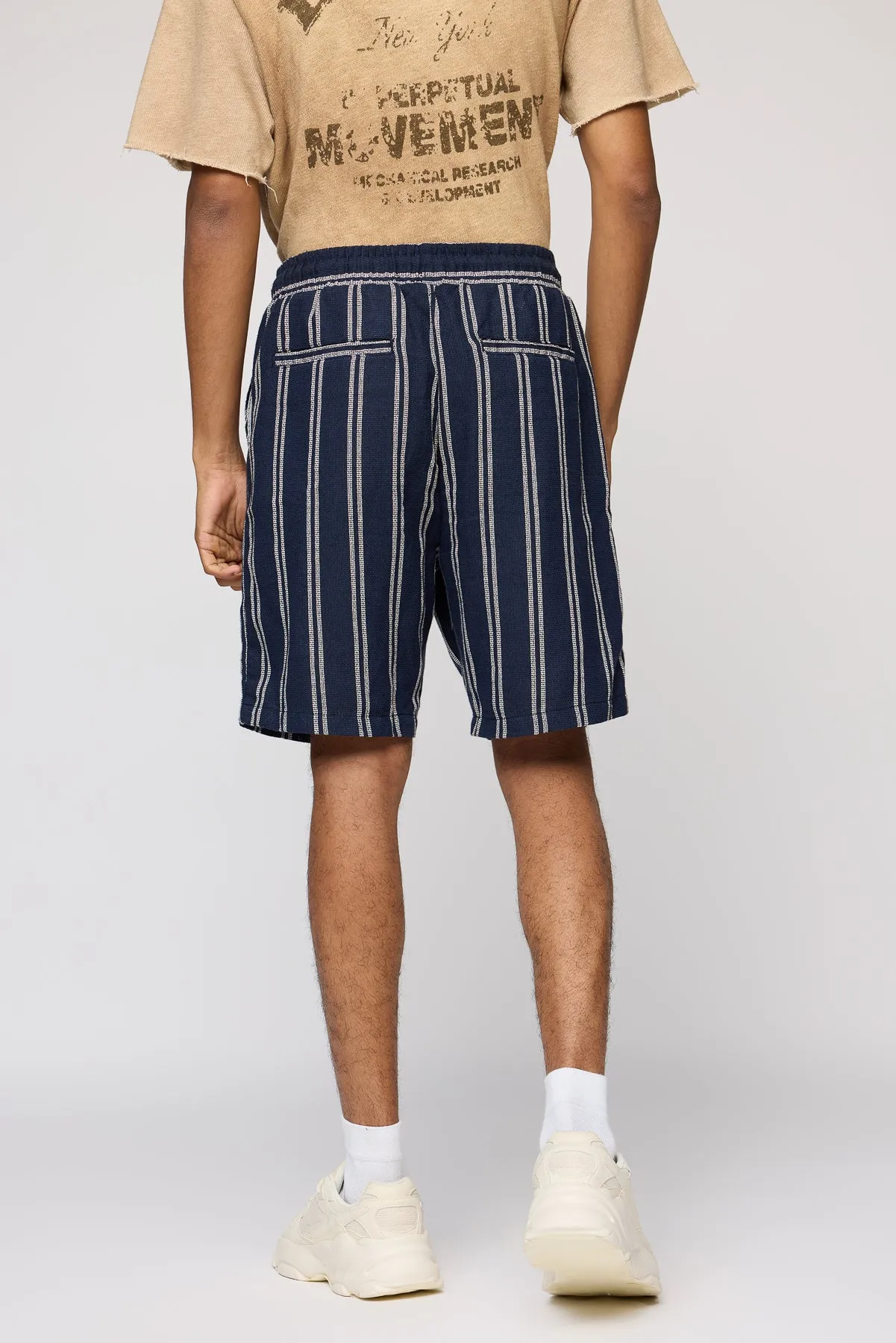 Nautical Navy and White Men's Staple Shorts