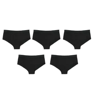 Pack of 5 Girls Cotton Underwear Briefs Soft Durable Comfort Fit for Everyday Wear by Daisy Dreamer Ages 9-16 Multiple Sizes and Colors