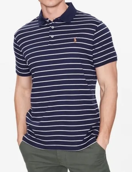 Ralph Lauren Polo Shirt with Stripes | Navy/White