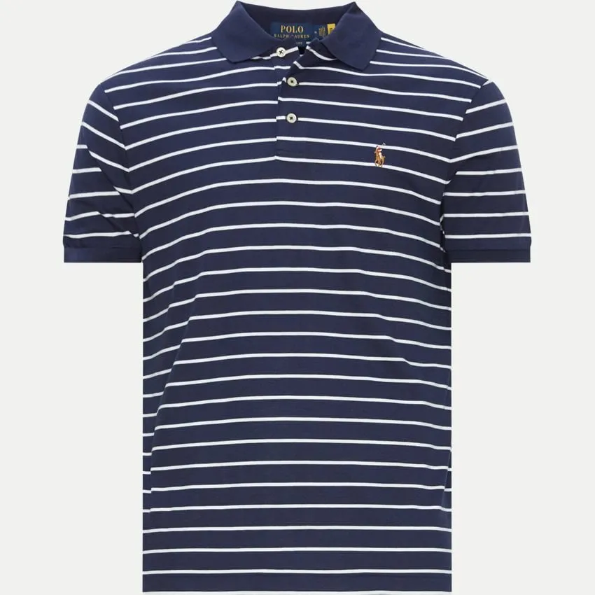 Ralph Lauren Polo Shirt with Stripes | Navy/White