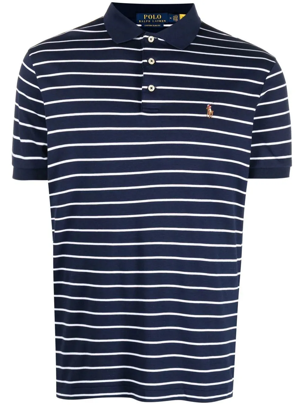 Ralph Lauren Polo Shirt with Stripes | Navy/White