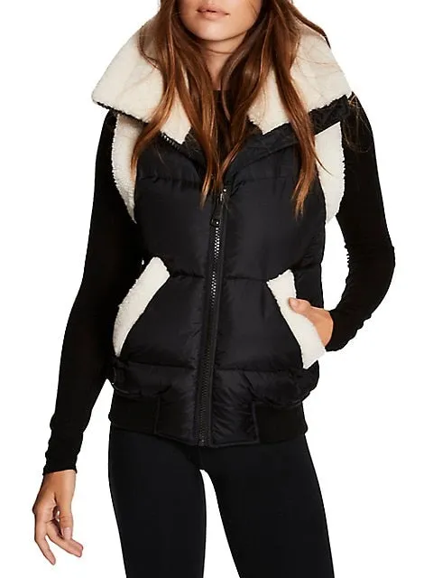 Sam.
 Billie Shearling Puffer Vest