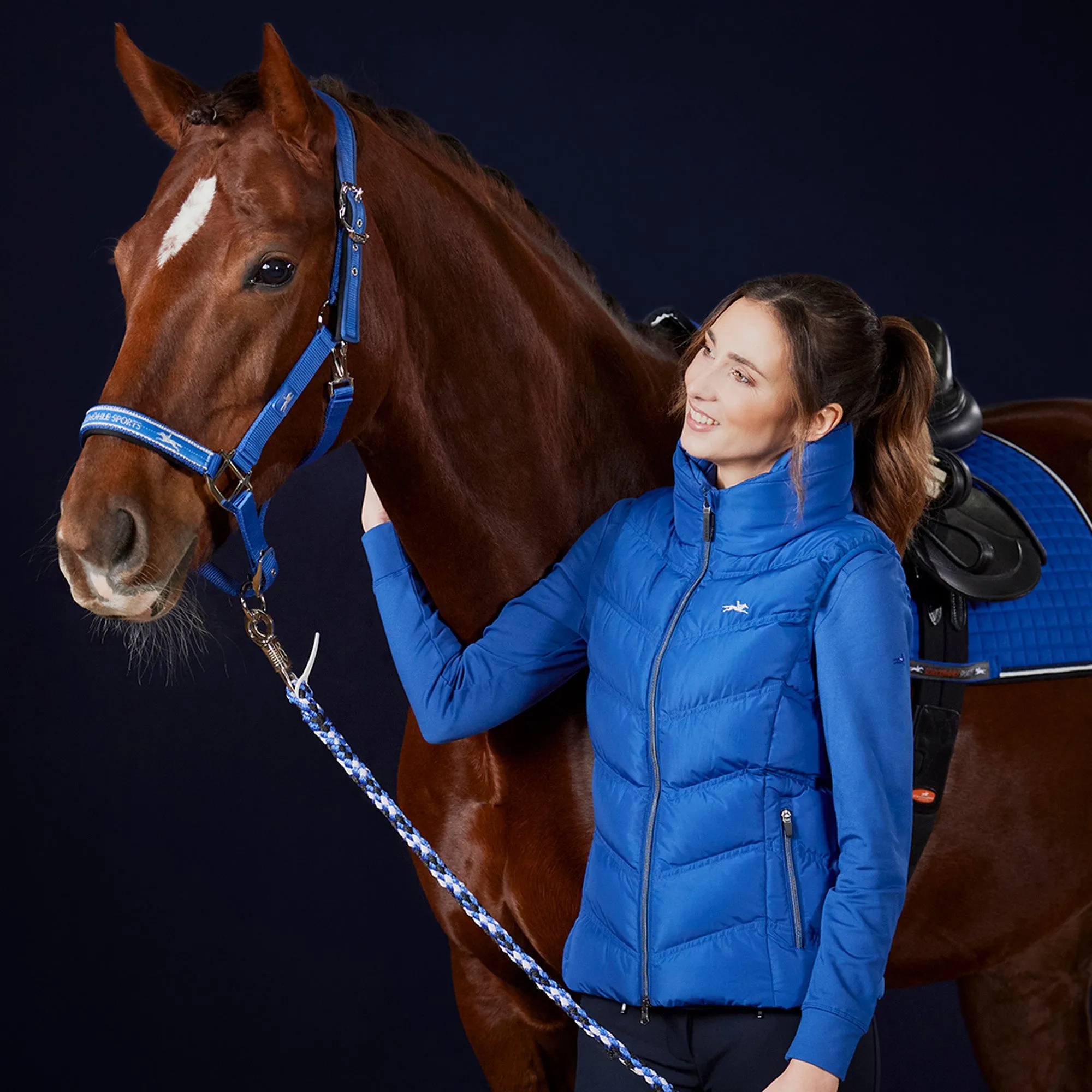 Schockemohle Ladies Marleen Gilet - Luxury Blue