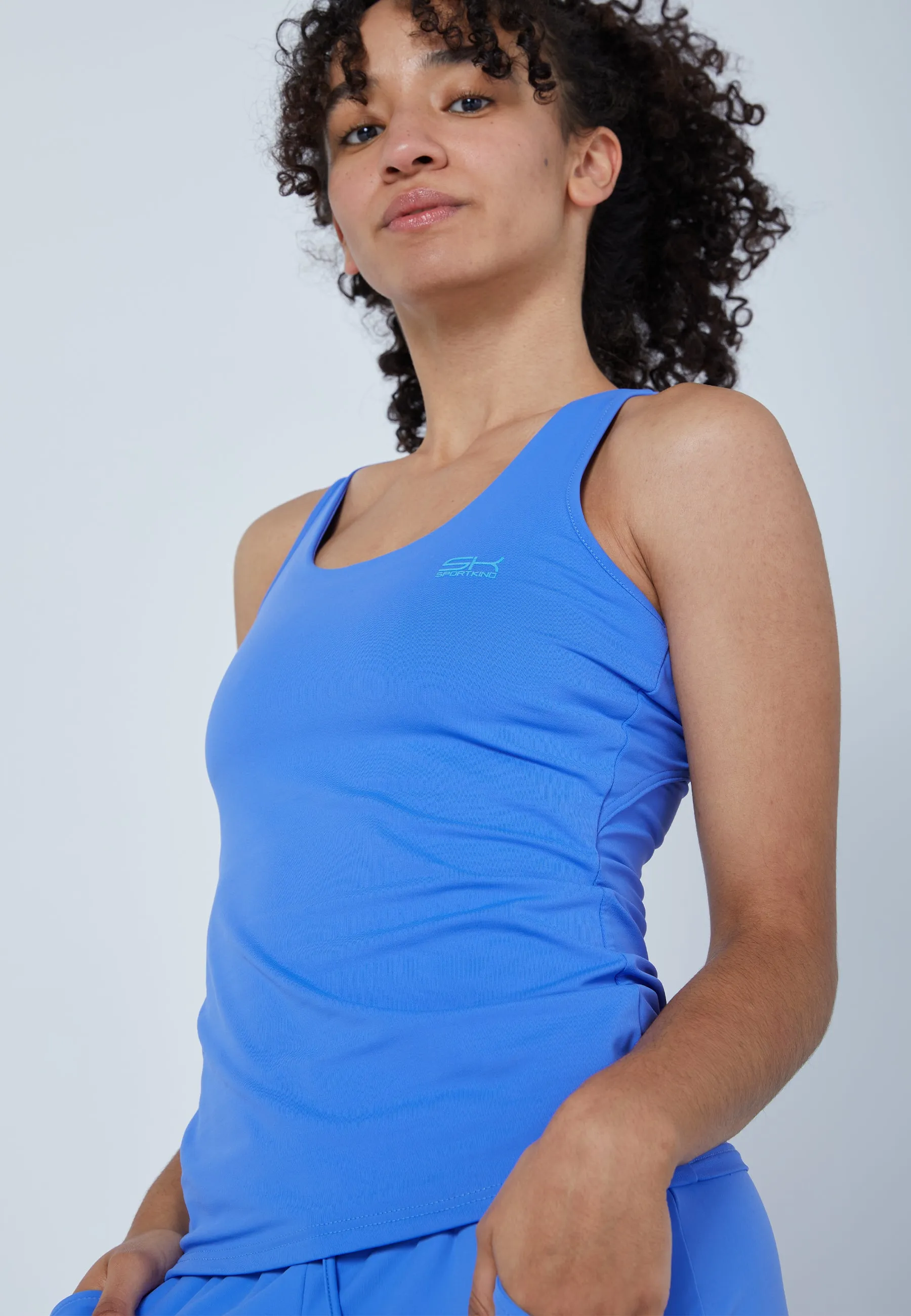 Tennis Tank Top, cornflower blue