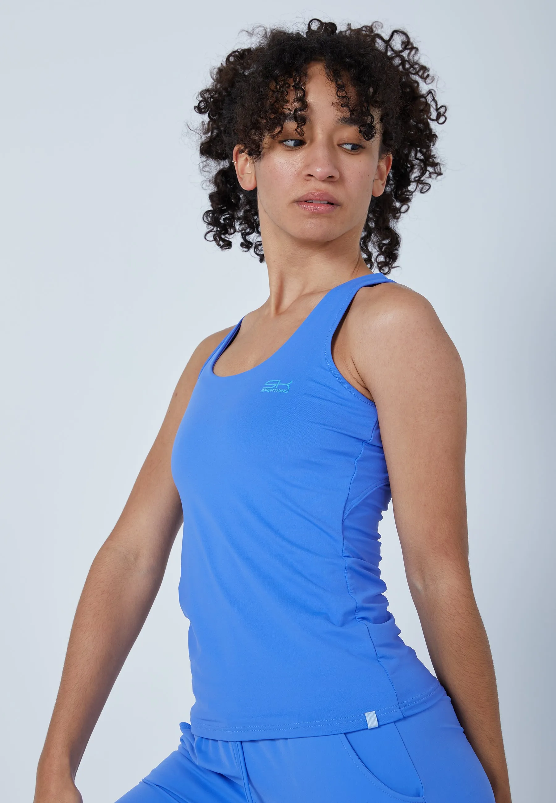 Tennis Tank Top, cornflower blue