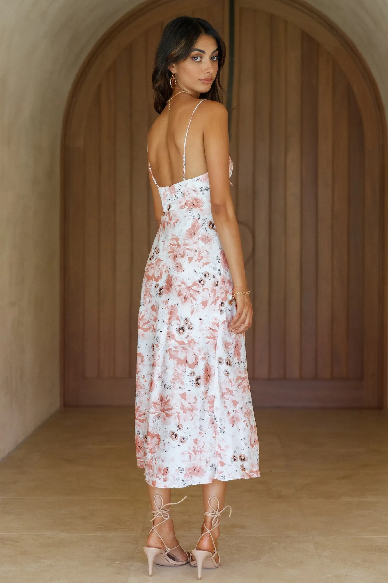 Whispered Confessions Maxi Dress Pink