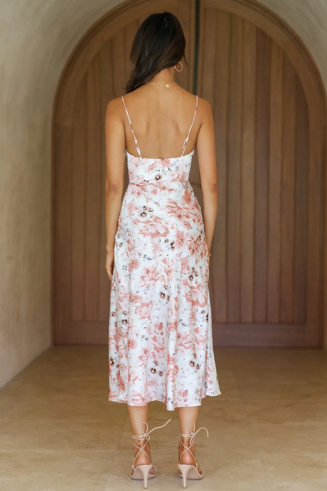 Whispered Confessions Maxi Dress Pink