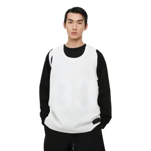 White Basketball 93 Printed Jersey Vest