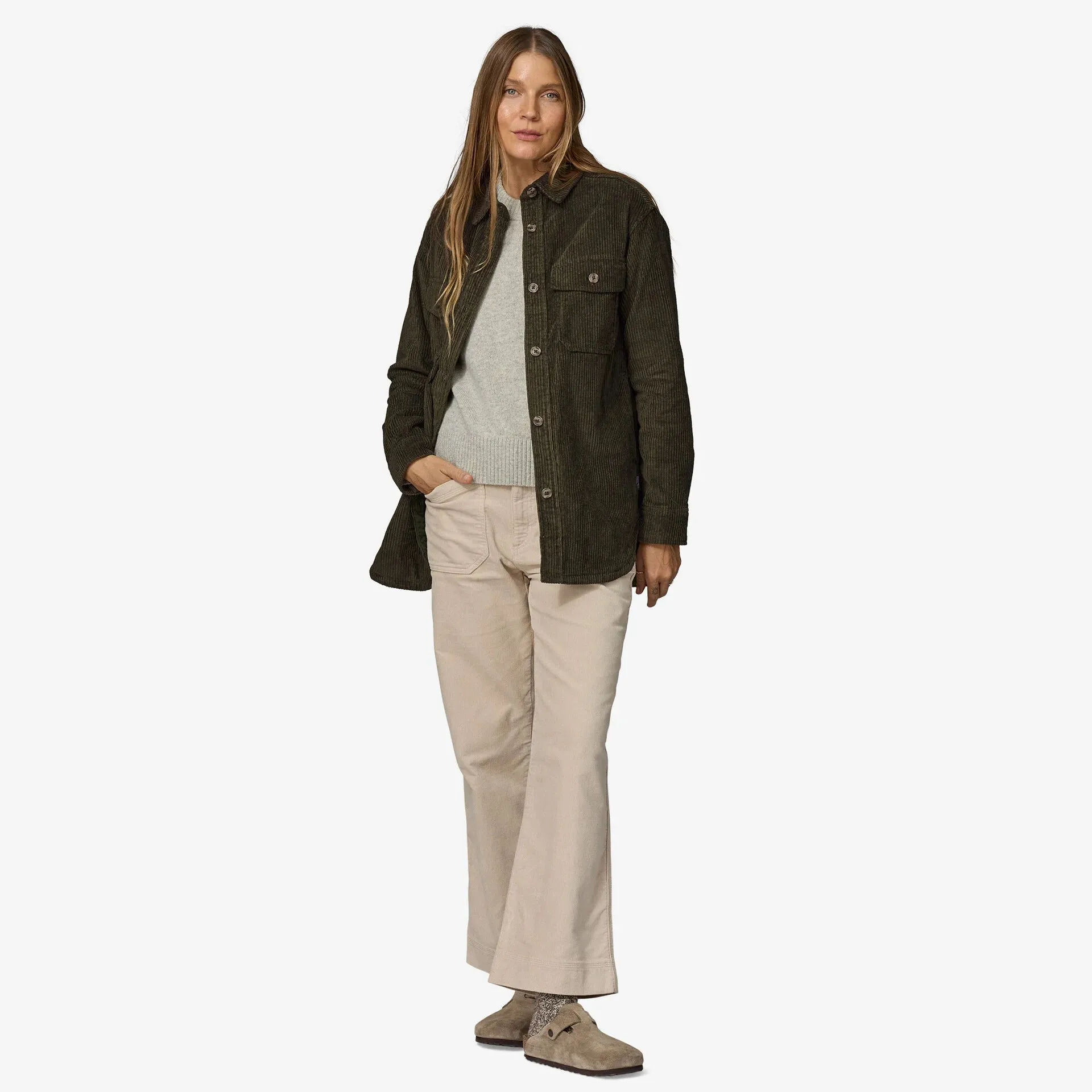 Women's Corduroy Overshirt Jacket