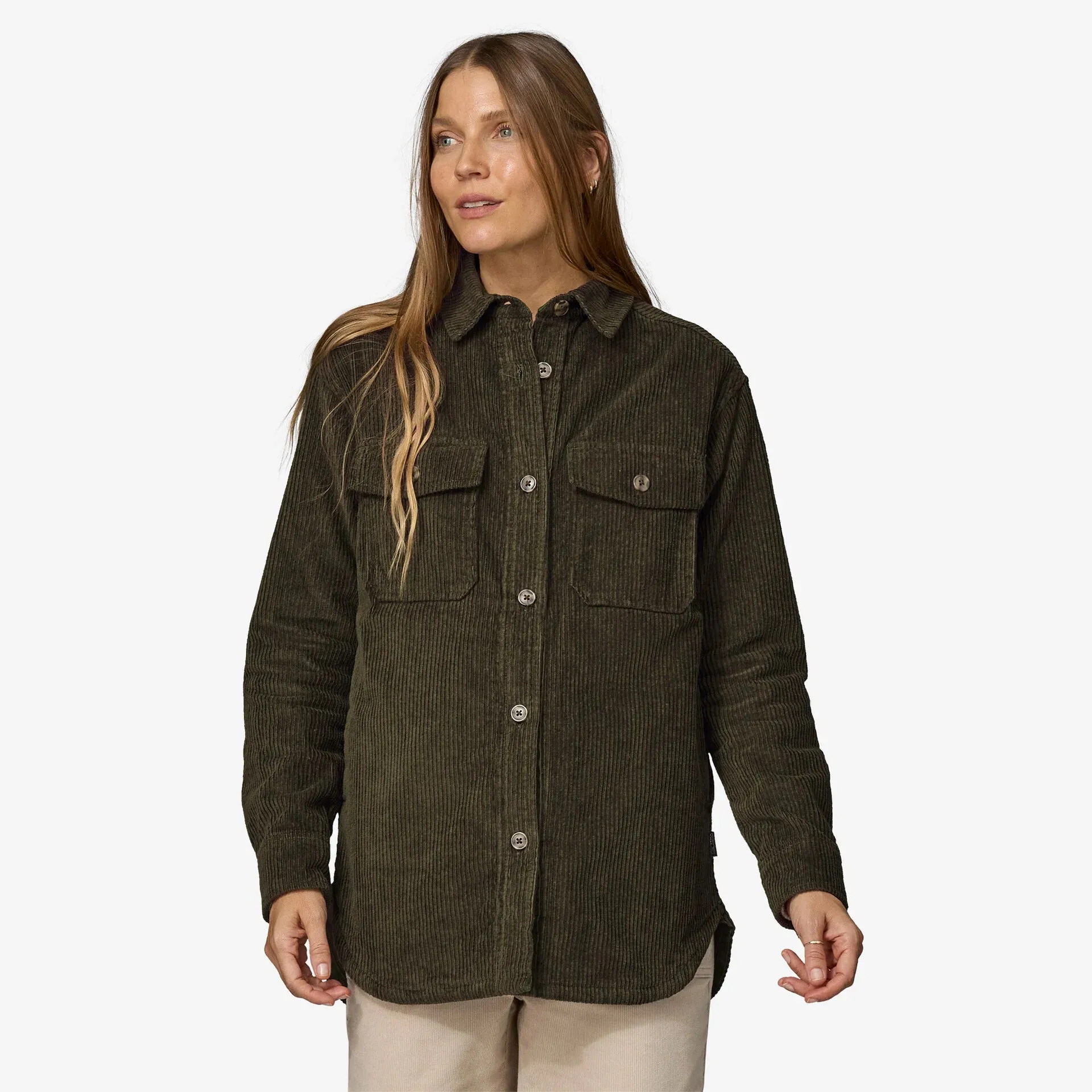 Women's Corduroy Overshirt Jacket