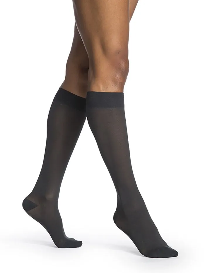 Womens Medium Sheer Knee High 20-30mmHg